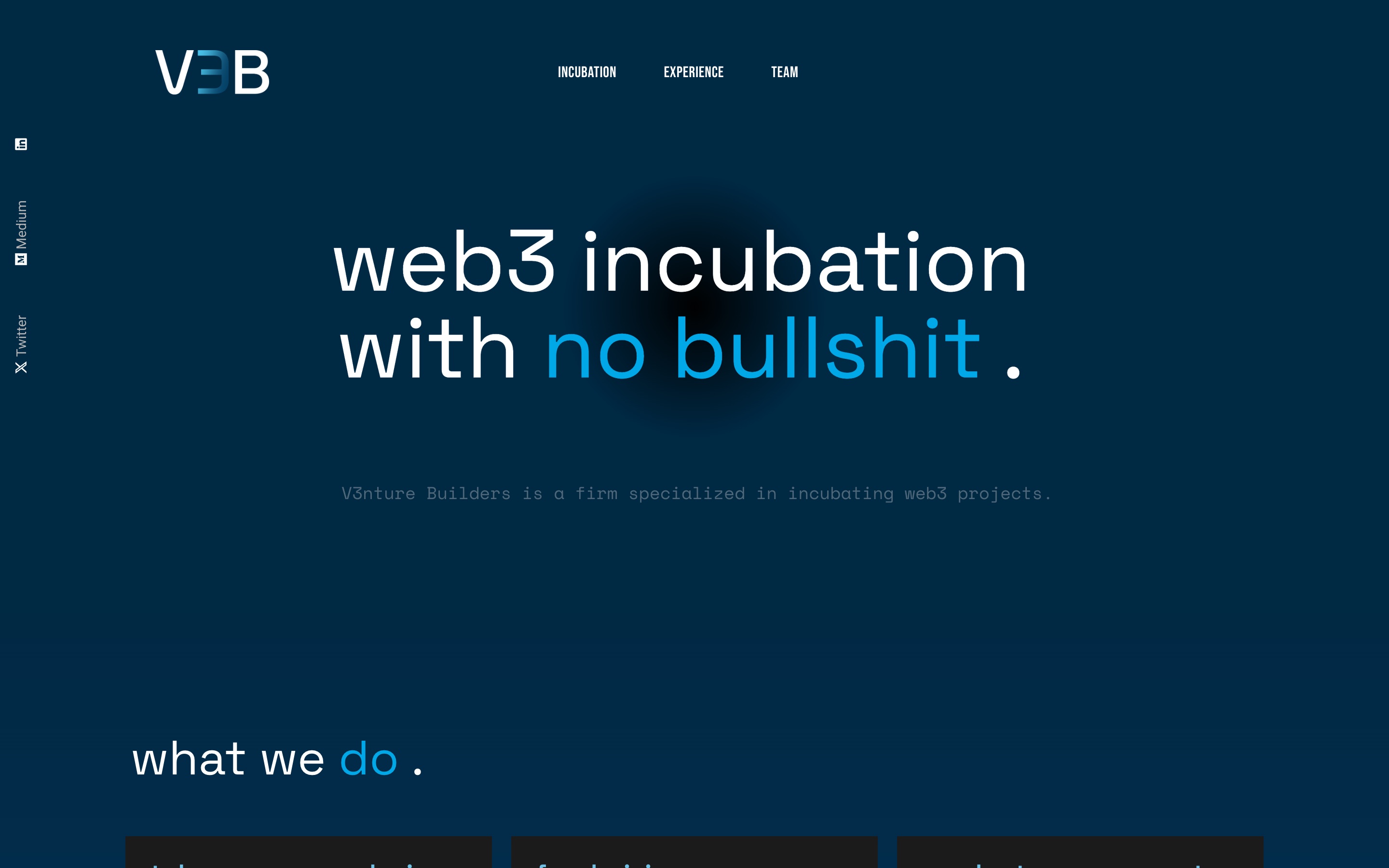 V3B. Plataforma V3B / V3nture Builders: plugin custom y buscador de servicios web3.